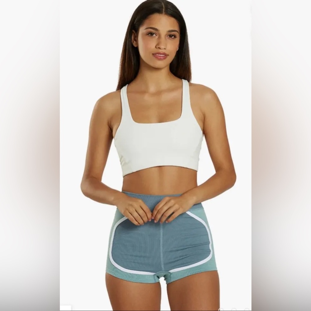 🏃🏽‍♀️ NWOT FP Movement There You Go Run Shorts~Women’s XS/S~Teal/Blue~High-Rise
